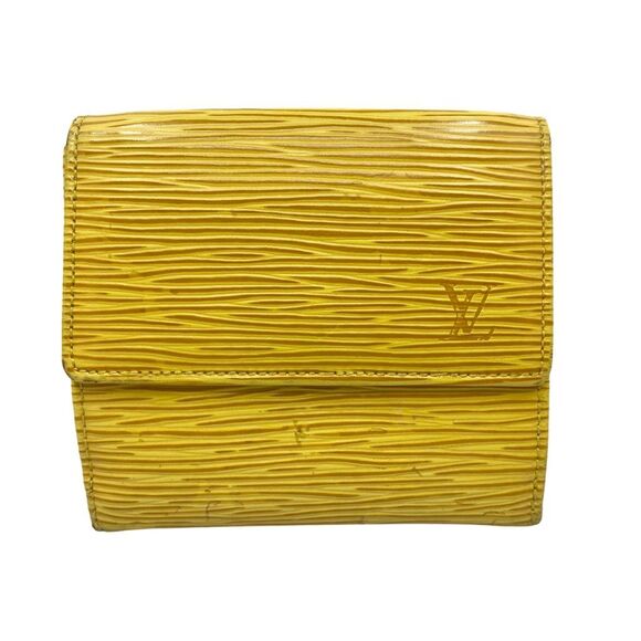 Vintage Louis Vuitton EpiLeather Elise Wallet - 4.25”W x 4”H x 0.75”D - Picture 1 of 9